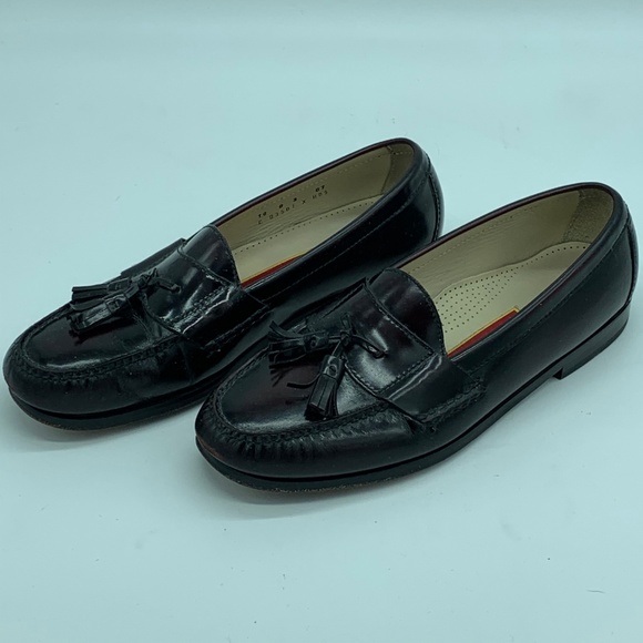Cole Haan Dark Brown Pinch Tassel Loafers 10D main image 7